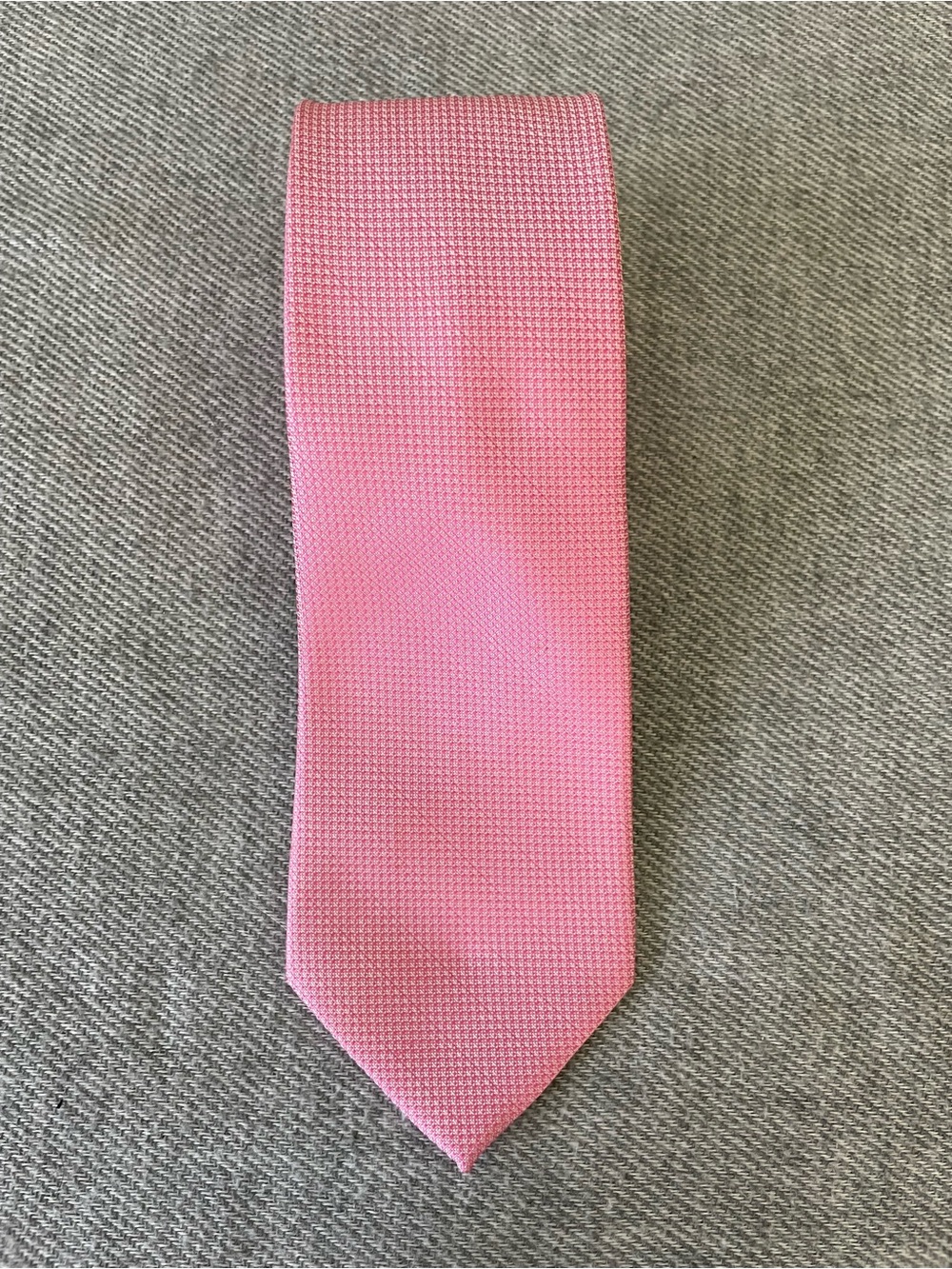 Classic Pink Textured Men's Tie